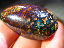 Laden Sie das Bild in den Galerie-Viewer, GEM Boulder Matrix Opal Koroit Skin Nuss TRAUMHAFT VORSCHAU Video - Repps-Opal