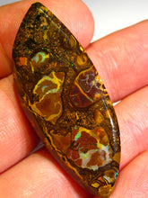 Laden Sie das Bild in den Galerie-Viewer, GEM Boulder Yowah Matrix Opal Nuss sensationelles Muster mit Vorschau VIDEO für Handschmeichler-Anhänger-Sammler-Vitrine