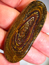 Laden Sie das Bild in den Galerie-Viewer, GEM Boulder Yowah Matrix Opal Nuss sensationelles Muster mit Vorschau VIDEO für Handschmeichler-Anhänger-Sammler-Vitrine