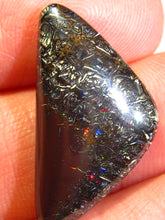 Laden Sie das Bild in den Galerie-Viewer, GEM Boulder Yowah Matrix Opal Nuss sensationelles Muster mit Vorschau VIDEO für Handschmeichler-Anhänger-Sammler-Vitrine