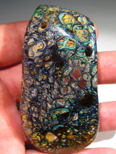 Laden Sie das Bild in den Galerie-Viewer, GEM Boulder Matrix Opal Nuss sensationelles Muster mit vorschau VIDEO - Repps-Opal