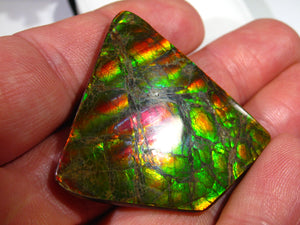 GEM Rarrr Doppelseiter Imperial Drachenschuppen Ammolith/Ammolite Stein mit Vorschau Video - Repps-Opal
