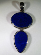 Laden Sie das Bild in den Galerie-Viewer, Lapislazuli 925 Silber Anhänger - Repps-Opal