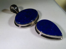 Laden Sie das Bild in den Galerie-Viewer, Lapislazuli 925 Silber Anhänger - Repps-Opal