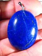 Laden Sie das Bild in den Galerie-Viewer, Lapislazuli Anhänger mit einer 925 Silber Öse - Repps-Opal