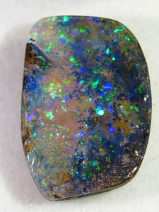 GEM Boulder Opal Splitt sensationelles Feuer mit Vorschau VIDEO - Repps-Opal