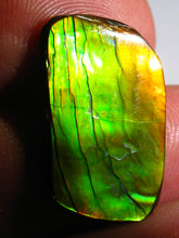 Laden Sie das Bild in den Galerie-Viewer, GEM Rarrr Doppelseiter Imperial Ammolith/Ammolite Stein mit Vorschau Video - Repps-Opal