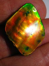 Laden Sie das Bild in den Galerie-Viewer, GEM Rarrr Doppelseiter Imperial Ammolith/Ammolite Stein mit Vorschau Video - Repps-Opal
