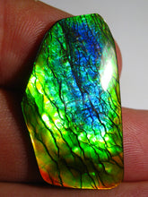 Laden Sie das Bild in den Galerie-Viewer, GEM Rarrr Doppelseiter Imperial Ammolith/Ammolite Stein mit Vorschau Video - Repps-Opal