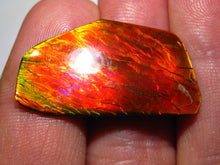 Laden Sie das Bild in den Galerie-Viewer, GEM Rarrr Doppelseiter Imperial Ammolith/Ammolite Stein mit Vorschau Video - Repps-Opal