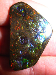 Doppelseiter Drachenschuppen Imperial Ammolith/Ammolite Stein mit Vorschau Video - Repps-Opal