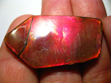 Laden Sie das Bild in den Galerie-Viewer, GEM Rarrr Doppelseiter Imperial Ammolith/Ammolite Stein mit Vorschau Video - Repps-Opal