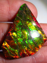 Laden Sie das Bild in den Galerie-Viewer, Doppelseiter Imperial Drachenschuppen Ammolith/Ammolite Stein mit Vorschau Video - Repps-Opal