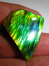 Laden Sie das Bild in den Galerie-Viewer, GEM Rarrr Doppelseiter Imperial Ammolith/Ammolite Stein mit Vorschau Video - Repps-Opal