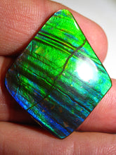 Laden Sie das Bild in den Galerie-Viewer, GEM Rarrr Doppelseiter Imperial Ammolith/Ammolite Stein mit Vorschau Video - Repps-Opal