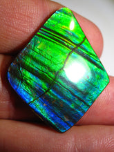 Laden Sie das Bild in den Galerie-Viewer, GEM Rarrr Doppelseiter Imperial Ammolith/Ammolite Stein mit Vorschau Video - Repps-Opal