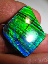 Laden Sie das Bild in den Galerie-Viewer, GEM Rarrr Doppelseiter Imperial Ammolith/Ammolite Stein mit Vorschau Video - Repps-Opal