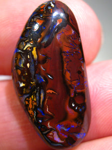 Boulder Koroit Matrix Opal Nuss sensationelles Muster für Handschmeichler-Anhänger-Sammler-Vitrine