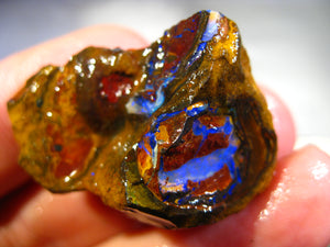89 cts Australien Roh/rough Yowah NUSS Boulder Matrix Opal Sammler Schleifer