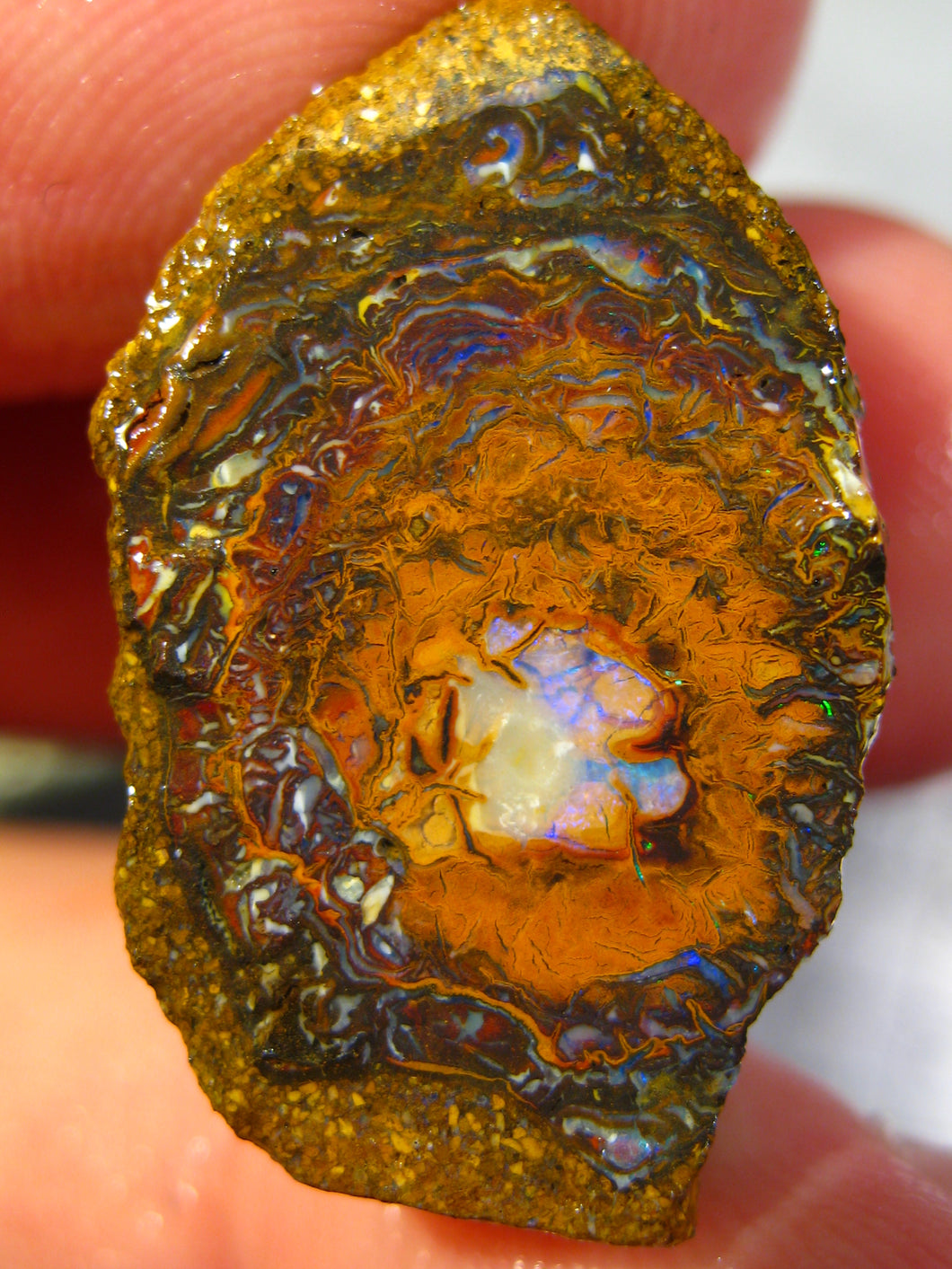 29 cts Australien Roh/rough Yowah NUSS Boulder Matrix Opal Sammler Schleifer