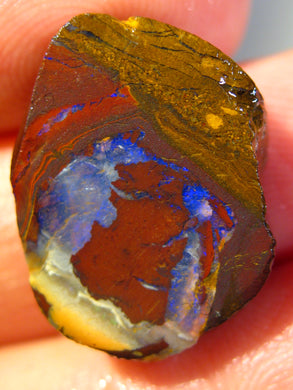 28 cts Australien Roh/rough Yowah NUSS Boulder Matrix Opal Sammler Schleifer