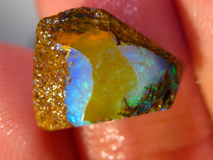 6 cts Australien Roh/rough Yowah NUSS Boulder Matrix Opal Sammler Schleifer