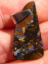 Laden Sie das Bild in den Galerie-Viewer, GEM Boulder Opale Verlobung Hochzeit Partner Freundschaft Geschwister Anhänger