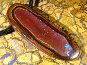 GEM Boulder Matrix Opal Anhänger - Repps-Opal