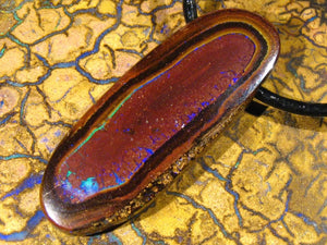GEM Boulder Matrix Opal Anhänger - Repps-Opal
