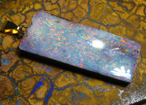 GEM Boulder Opal 37-cts mit 585 gold Öse - Repps-Opal