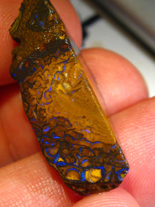 29cts Australien Roh/rough Yowah NUSS Boulder Matrix Opale VORSCHAU VIDEO - Repps-Opal