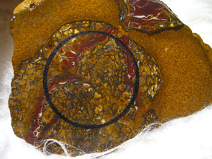 291 cts Australien Roh/rough Yowah Boulder Matrix Opal Muster Vorlage am Stein - Repps-Opal