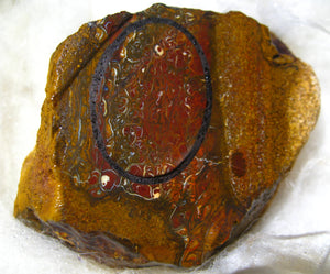 377 cts Australien Roh/rough Yowah Boulder Matrix Opal Muster Vorlage am Stein - Repps-Opal