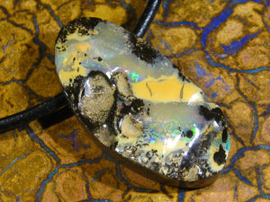 GEM Boulder Opal Anhänger A4 - Repps-Opal