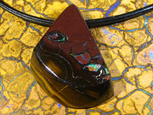 GEM Boulder Matrix Opal Anhänger A3 - Repps-Opal