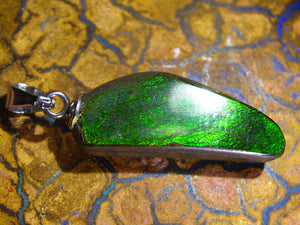 Ammolite Ammolith Anhänger - Repps-Opal