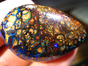 GEM Boulder Matrix Opal Koroit Skin Nuss TRAUMHAFT VORSCHAU Video - Repps-Opal