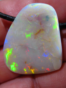 Coober Pedy Opal Anhänger seitlich gebohrt - Repps-Opal