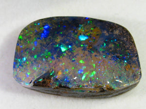GEM Boulder Opal Splitt sensationelles Feuer mit Vorschau VIDEO - Repps-Opal