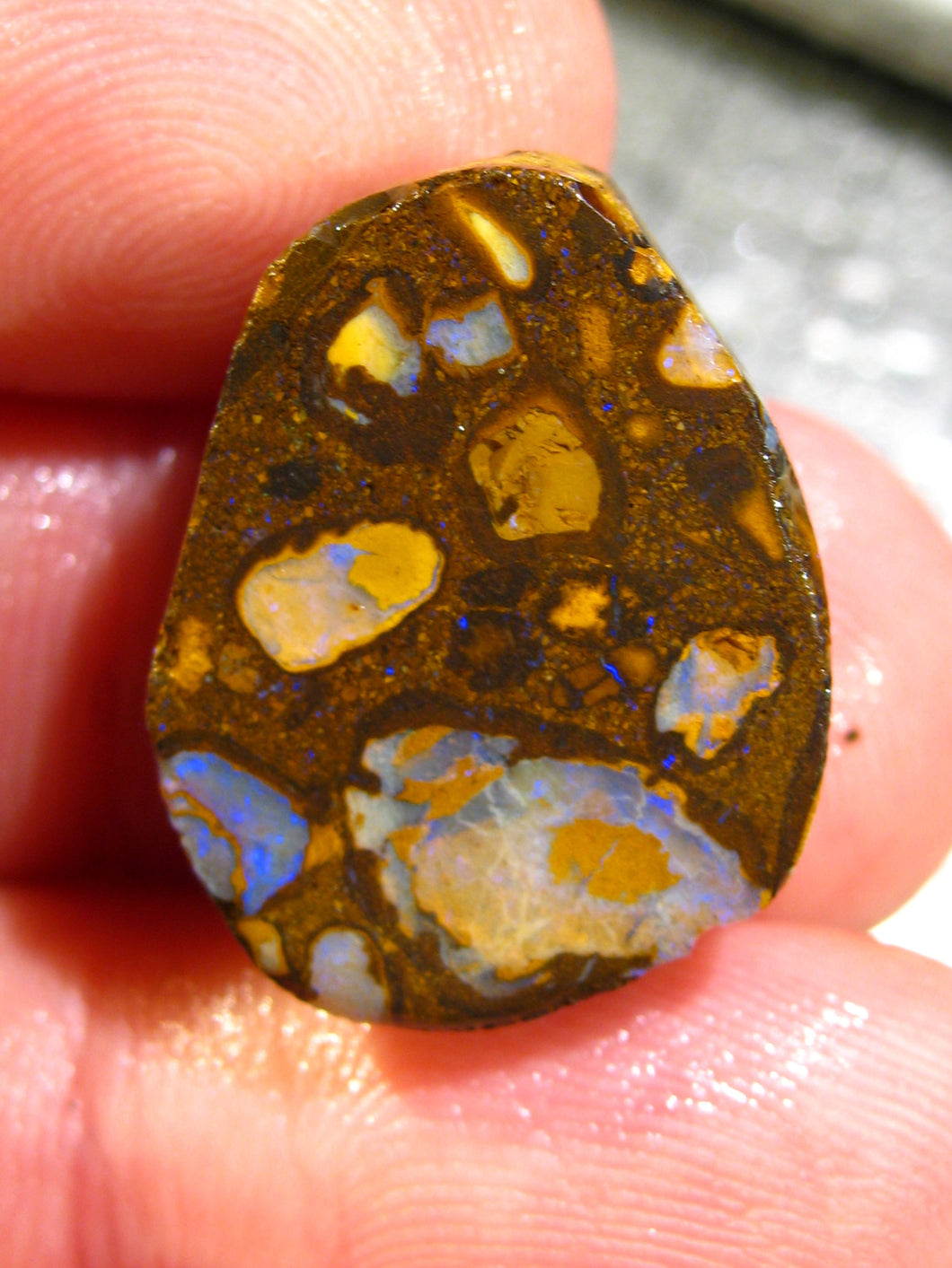 29 cts Australien Roh/rough Yowah Boulder Matrix Opal