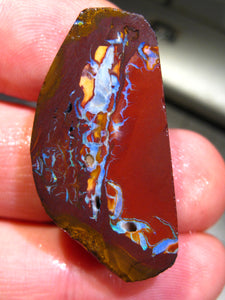 63 cts Australien Roh/rough Yowah Boulder Matrix Opal PRE CUT Opal