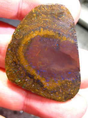 77 cts Australien Roh/rough Yowah Boulder Matrix Opal PRE CUT Opal