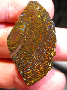 62 cts Australien Roh/rough Yowah Boulder Matrix Opal PRE CUT Opal