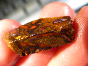 26 cts Australien Roh/rough Yowah Boulder Matrix Opal Sammler Schleifer
