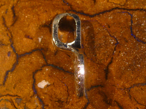5 Stk. Klebeösen versilbert - Repps-Opal