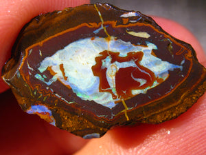 26 cts Australien Roh/rough Yowah Nuss Nut Boulder Matrix Opal Sammler Schleifer